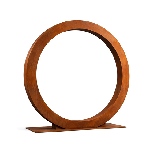 Corten Steel Moongate Garden Archway