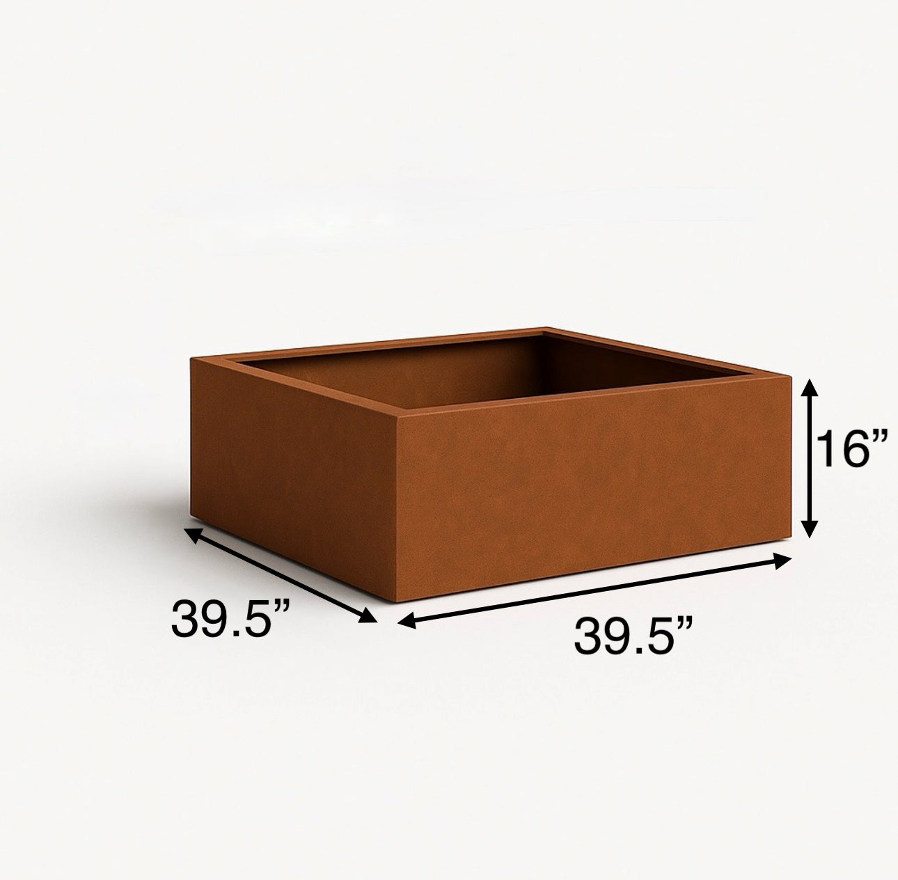 Square Steel Planters