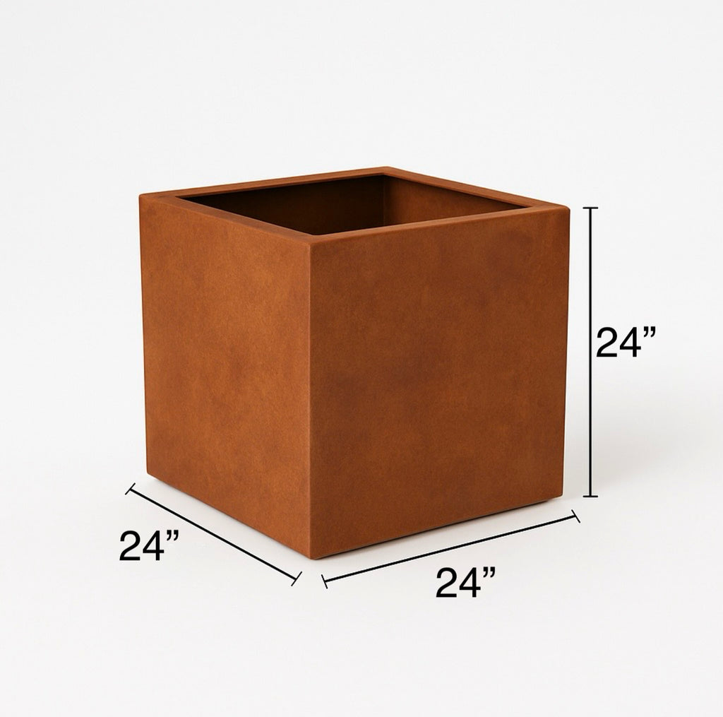 Square Steel Planters