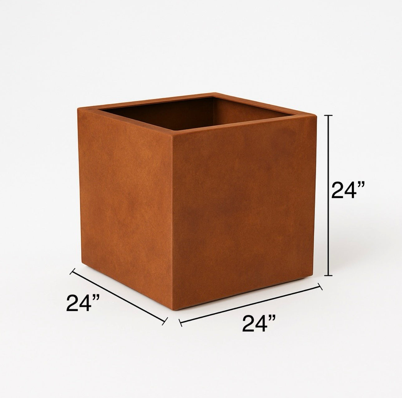 Square Steel Planters